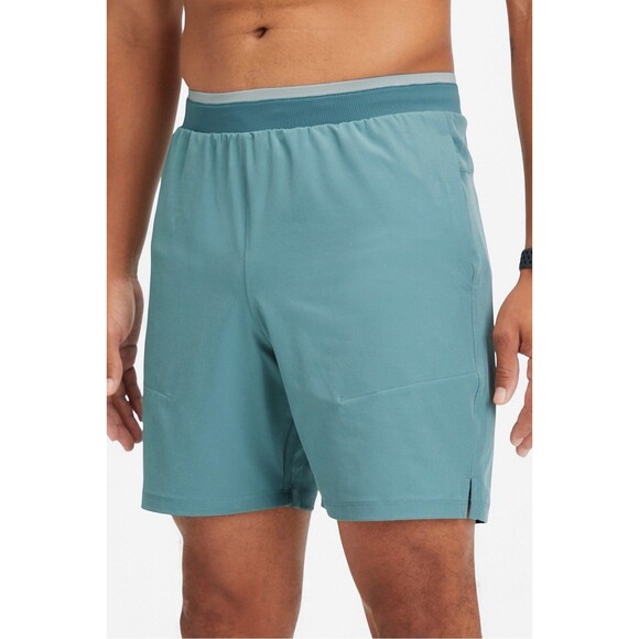 Fabletics Fundamental Shorts Unlined Athletic 7" Inseam Mens Size M Arctic Wave - Picture 3 of 14